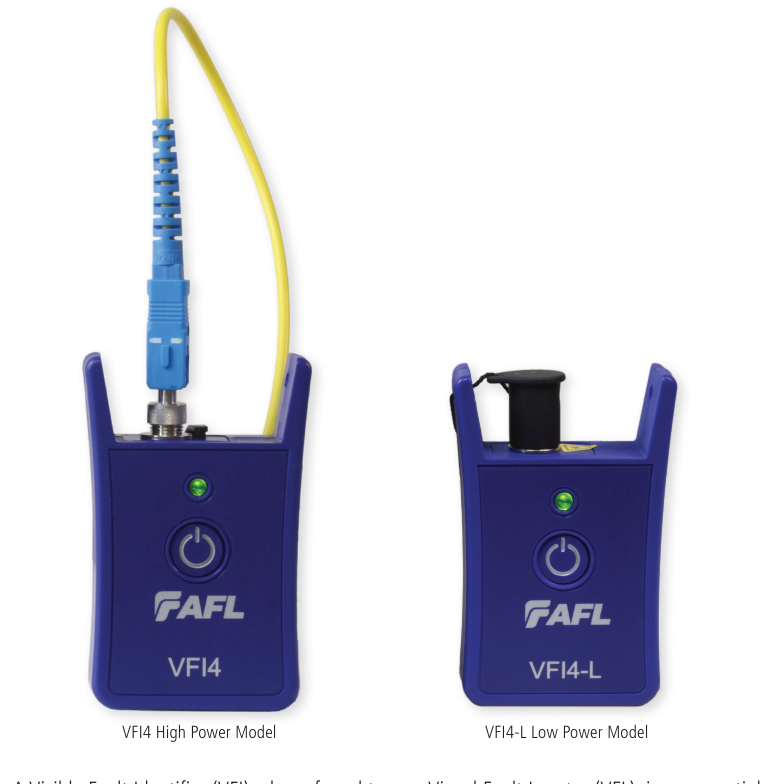 afl vfi4 visual fault identifiers