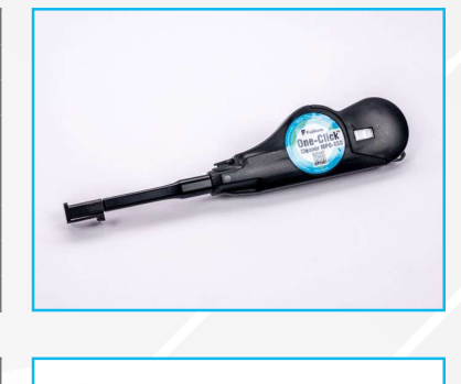 One-Click Cleaner MPO ESD for electrostatic protected MPO and MTP fiber connector cleaning